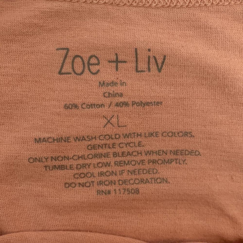 Zoe + Liv Choose Kindness Tee Women’s Size XL - Picture 3 of 3